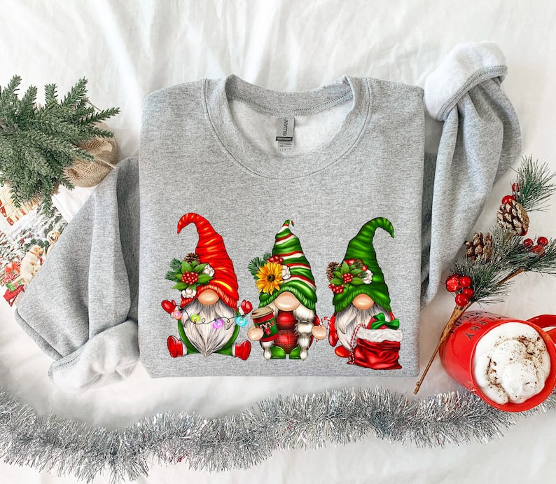 Christmas Cute Gnomes Sweatshirt