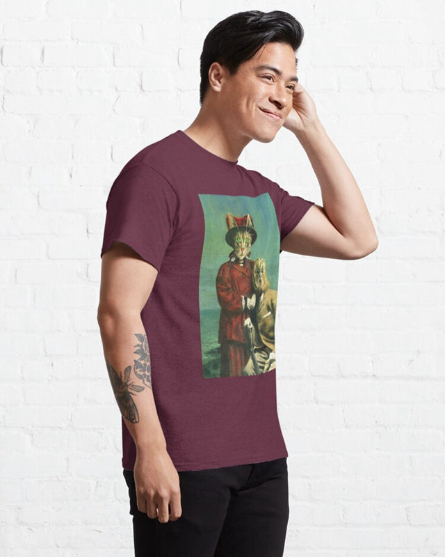 A Cat And An Owl Classic T-Shirt