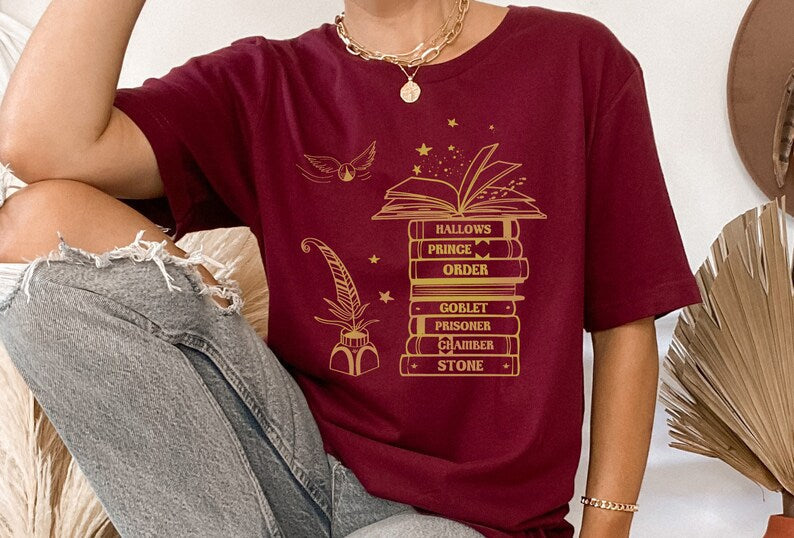 Wizarding Stories Book Lovers T-shirt