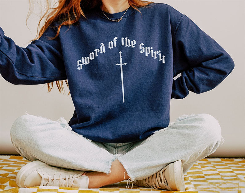 Armor of God Bible Verse Crewneck Faith Sweatshirt