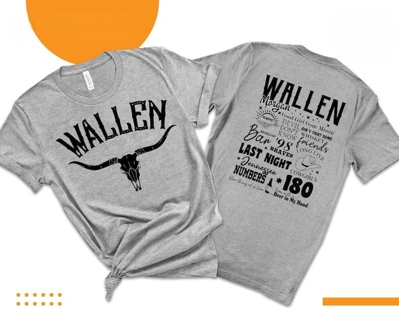 Morgan Wallen Cowboy Country Music T-shirt