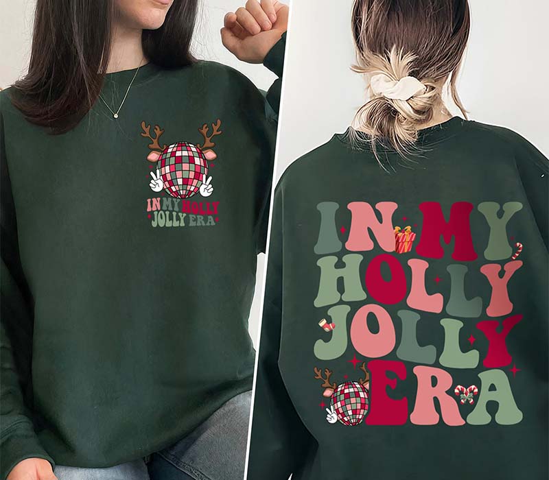 In My Holly Jolly Era Christmas Sweatshirt