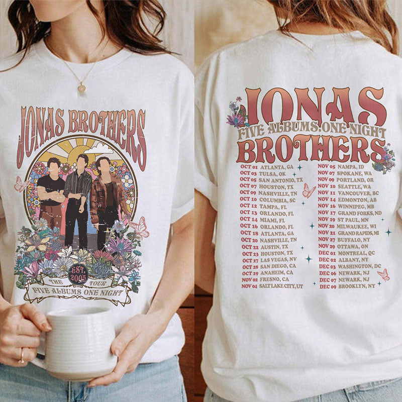 Jonas Retro 90's Graphic Print T-shirt