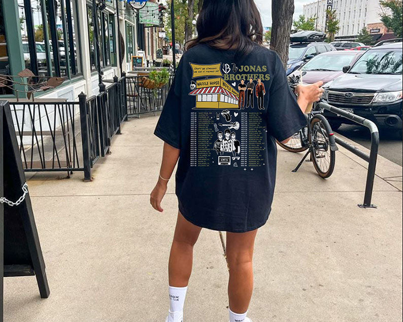 Jonas Waffle House Double Sided Print T-shirt