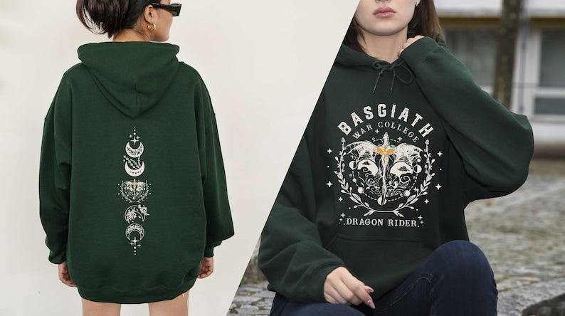 Fourth Wing Bookish Trendy Hoodie