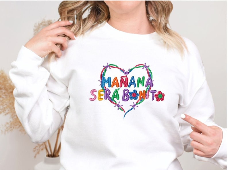 Karol G Embroidered Casual Sweatshirt