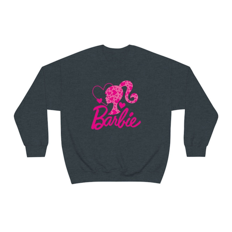 Pink Barbie Print Sweatshirt