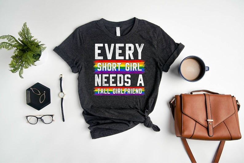 Rainbow Pride Print T-shirt
