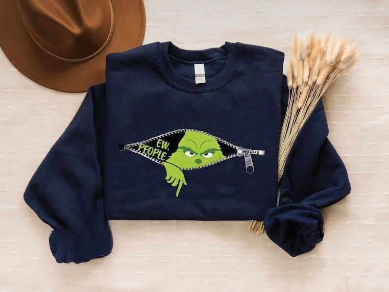 Ew People Christmas Print Sweatshirt