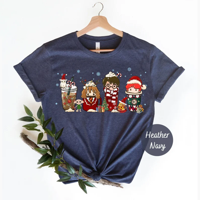 Harry Potter Christmas Coffee T-shirt