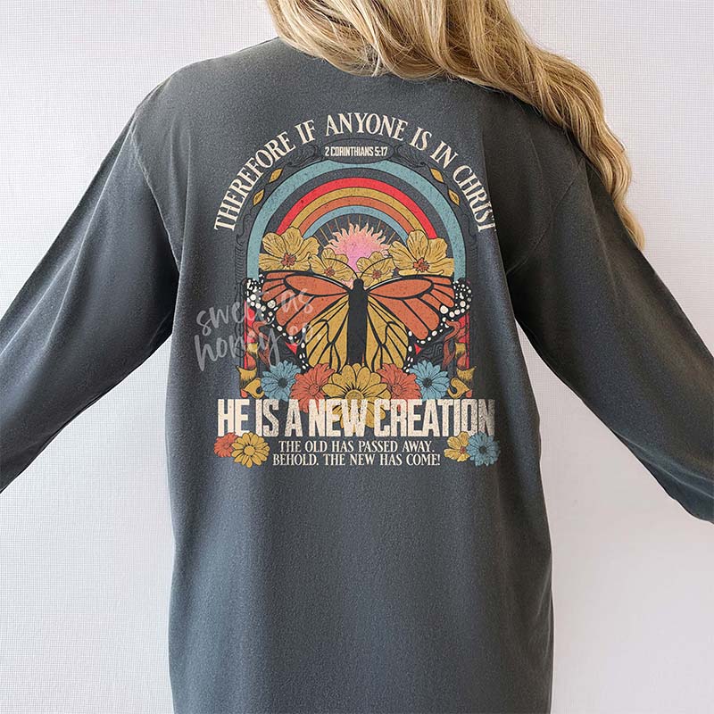 Faith Long Sleeves Bible Verse Sweatshirt