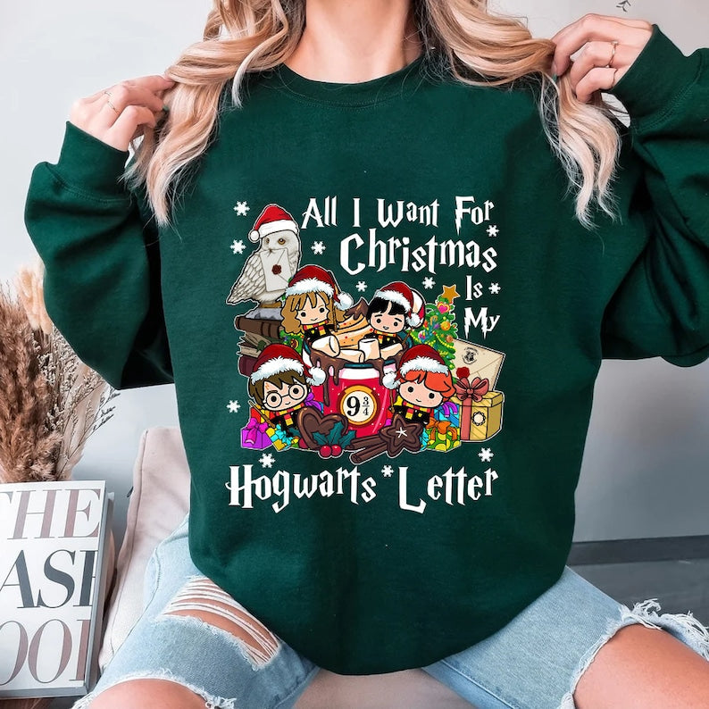 HP Wizard School Christmas Sweatshirt