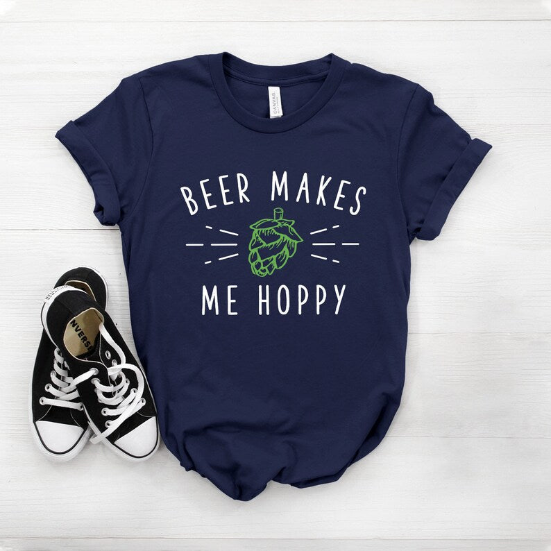 Beer Makes Me Hoppy T-shirt