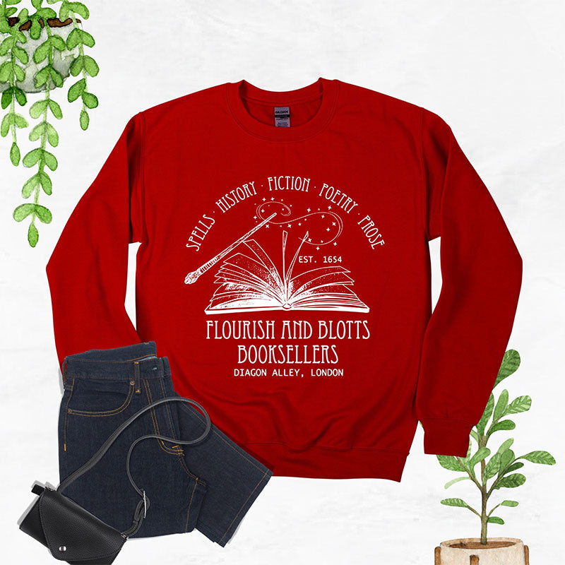 Flourish and Blotts Booksellers Sweatshirt