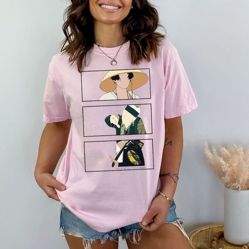 BTS Suga Vintage Concert Casual T-shirt