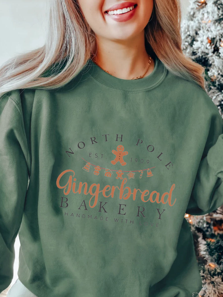 Gingerbread Bakery Christmas Sweatshirt
