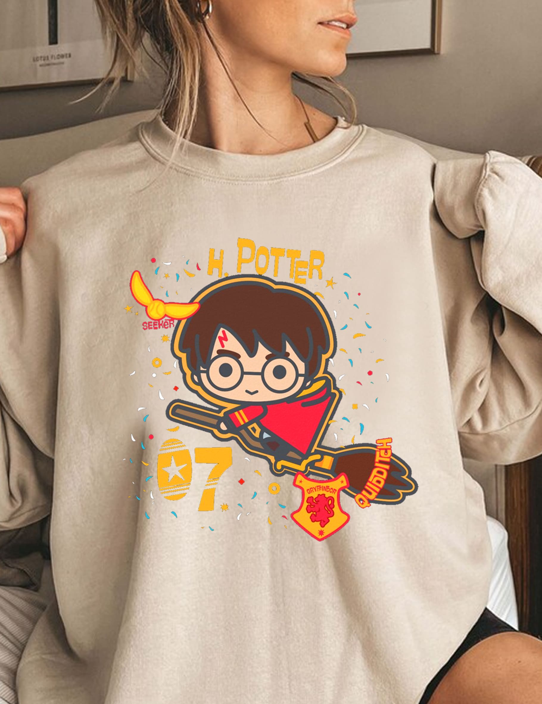 Magic Wizard School Book Lover Sweatshirt